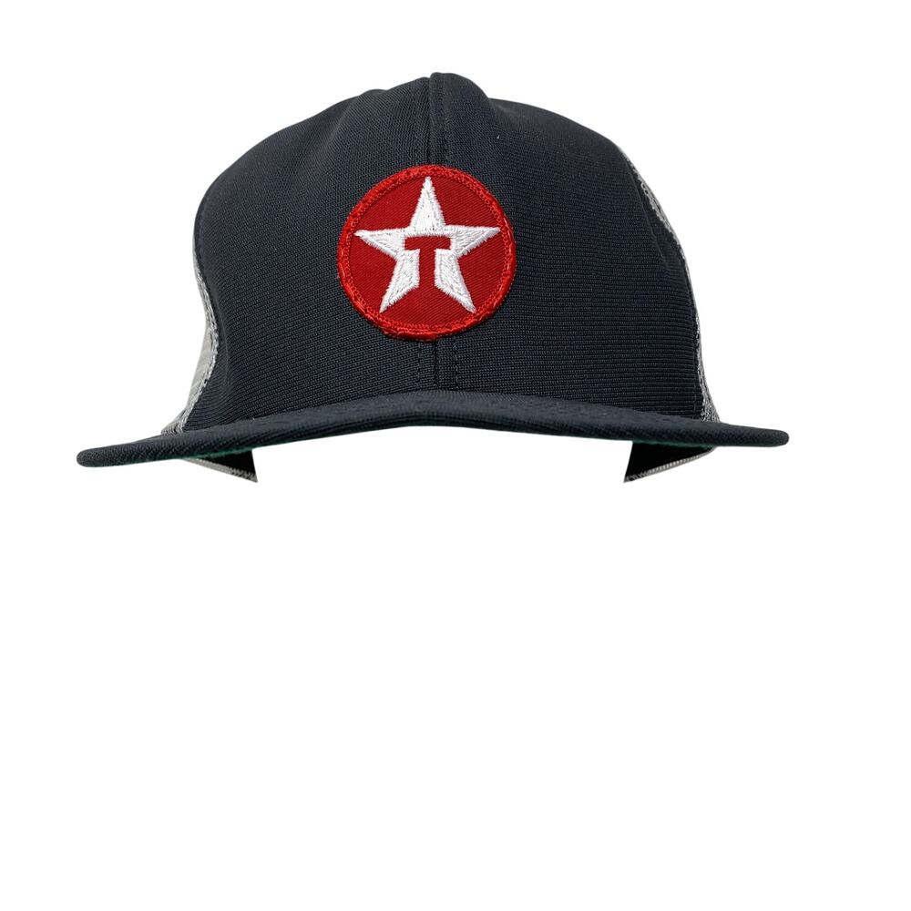 Vintage 80s Texaco Trucker Hat Unity USA Snapback Mesh Green Underbrim